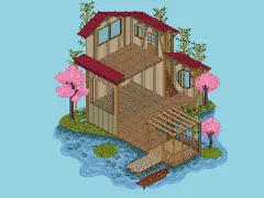 Cluiche Pixel House ar líne