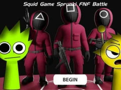 Cluiche Squid Game Sprunki Fnf Battle ar líne