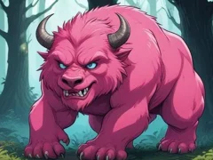 Cluiche Magical Pink Beast Rescue ar líne