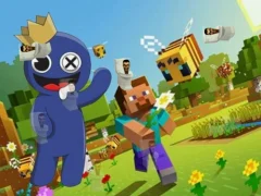 Cluiche Rainbow Friends Minecraft Hidden Skibidi ar líne