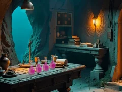 Cluiche Underwater Sorceress Escape ar líne