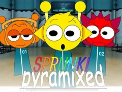 Cluiche Sprunki Pyramixed: Squid Game ar líne