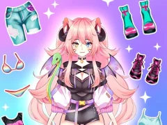 Cluiche Anime Dress Up Moe ar líne