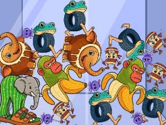 Cluiche Italian Brainrot: Animals Merge Puzzle ar líne