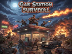Cluiche Gas station survival ar líne