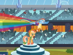 Cluiche My Little Pony Rainbow Power Equestria Dash ar líne