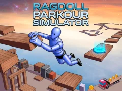 Cluiche Ragdoll Parkour Simulator ar líne