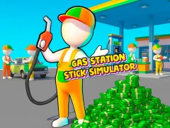 Cluiche Gas Station - Stick Simulator ar líne