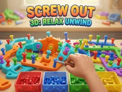 Cluiche Screw Out 3D: Relax Unwind ar líne