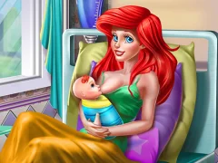 Cluiche Princess Mermaid Mommy Birth ar líne