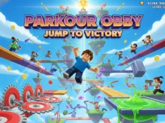 Cluiche Parkour Obby Jump to Victory ar líne