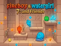 Cluiche Fireboy & Watergirl 7: and Friends ar líne