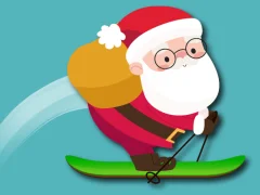 Cluiche Avalanche Santa Ski Xmas ar líne