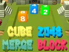 Cluiche 2048 Cube Merge Block ar líne