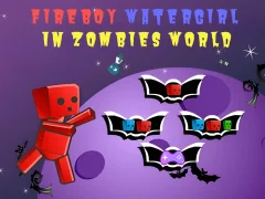 Cluiche Fireboy Watergirl In Zombies World ar líne
