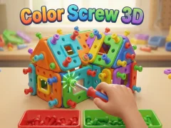 Cluiche Color Screw 3D ar líne