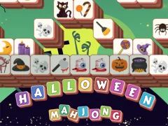 Cluiche Halloween Mahjong Tiles ar líne