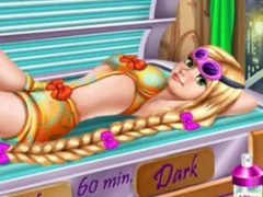 Cluiche Goldie Princess Tanning ar líne