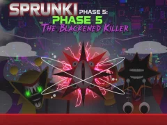 Cluiche Sprunki Phase 5: The Blackened Killer ar líne