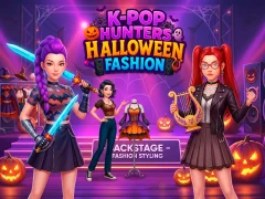 Cluiche K Pop Hunter Halloween Fashion ar líne