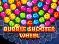 Cluiche Bubble Shooter Fruits Wheel ar líne