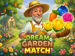Cluiche Match Dream Garden ar líne