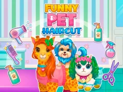Cluiche Funny Pet Haircut ar líne