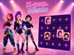 Cluiche K-pop. Memo ar líne