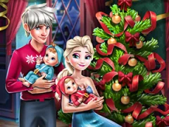 Cluiche Elsa Family Christmas ar líne