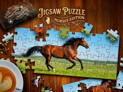 Cluiche Jigsaw Puzzle Horses Edition ar líne