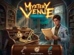 Cluiche Mystery Venue Hidden Object ar líne