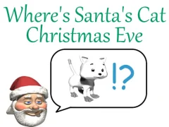Cluiche Where's Santa's Cat Christmas Eve ar líne