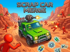 Cluiche Scrap Car Merge ar líne