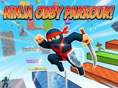 Cluiche Ninja Obby Parkour ar líne