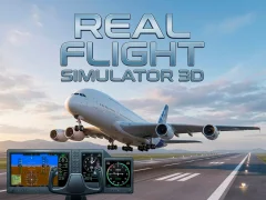 Cluiche Real Flight Simulator 3D ar líne