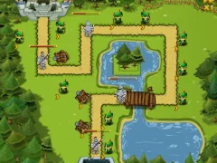 Cluiche Medieval Castle Defense ar líne