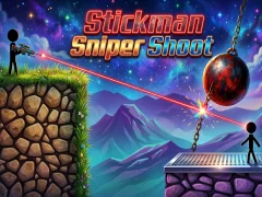 Cluiche Stickman Sniper Shoot ar líne