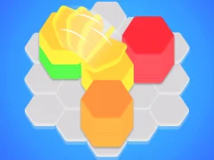 Cluiche Hexa Stack Sort ar líne