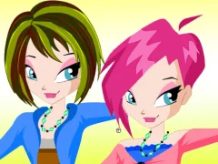 Cluiche Winx Tecna Dressup ar líne