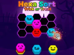 Cluiche Hexa Sort Trick or Treat ar líne