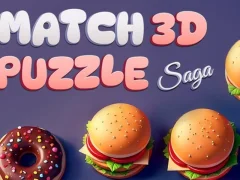 Cluiche Match 3D Puzzle Saga ar líne