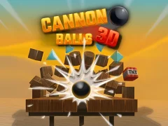 Cluiche Cannon Balls 3D ar líne