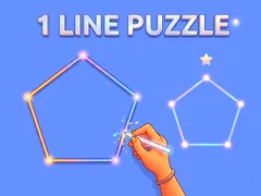Cluiche 1 Line Puzzle ar líne