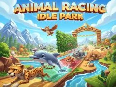 Cluiche Animal Racing Idle Park ar líne