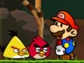 Cluiche Mario vs Angry Birds ar líne