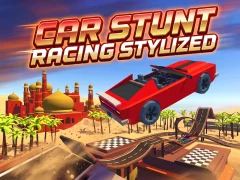 Cluiche Car Stunt Racing Stylized ar líne