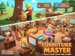 Cluiche Furniture Master – Build Your Furniture Stor ar líne