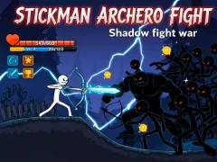 Cluiche Stickman Archero Fight: Shadow fight war ar líne