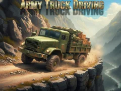 Cluiche Army Truck Driving ar líne