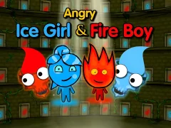Cluiche Angry Ice girl and Fire boy ar líne